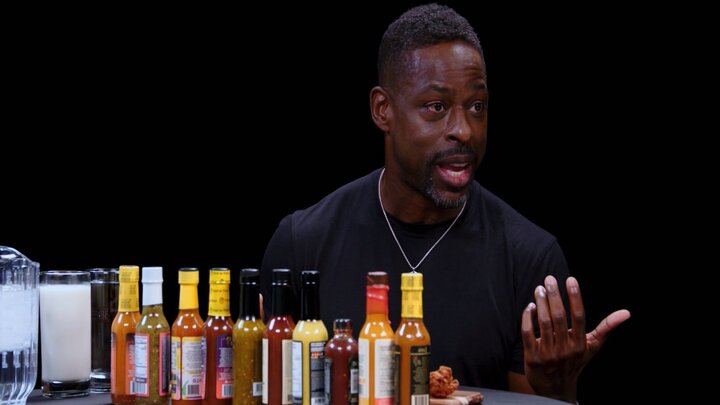 Sterling K. Brown Performs Shakespeare While Eating Spicy Wings