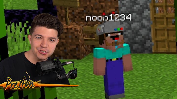 7 Ways to Steal Noob1234's Diamonds / I Built a Minecraft House on Top of the Nether