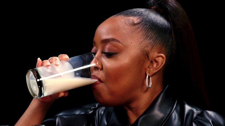 Quinta Brunson Faces Her Fear of Hot Ones While Eating Spicy Wings