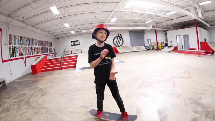 Ryden's First Kickflip / Baby Pushes Brother in Truck