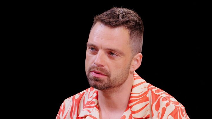 Sebastian Stan Learns About Himself While Eating Spicy Wings
