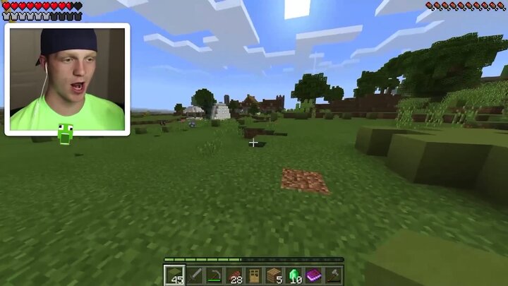 My First-Ever Built Minecraft House!