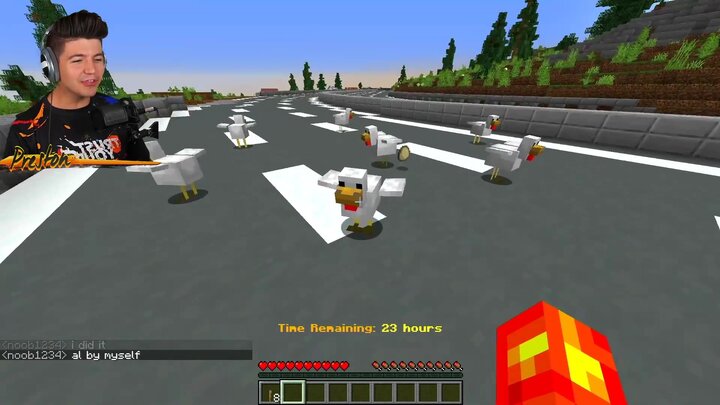 I Said Yes to Noob1234 for 24 Hours / I Made a Secret Minecraft Hide-and-Seek World!