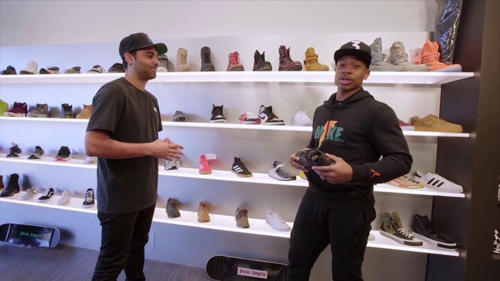 Isaiah Thomas, Pete Wentz and Jervis Laundry Go Sneaker Shopping with Complex