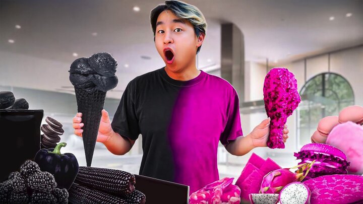 The Slime Pool and One-Color Food Challenge