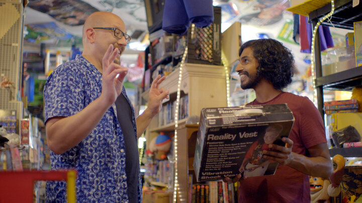 Bohus and Shaun Collect Apples