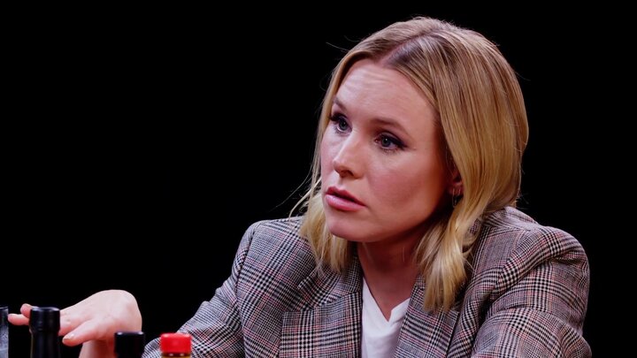 Kristen Bell Ponders Morality While Eating Spicy Wings
