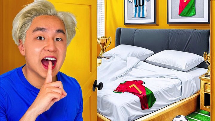 I Asked Ronaldo and Messi for a House Tour!