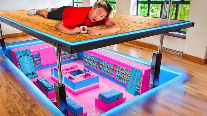 I Built a Secret Room for MrBeast!