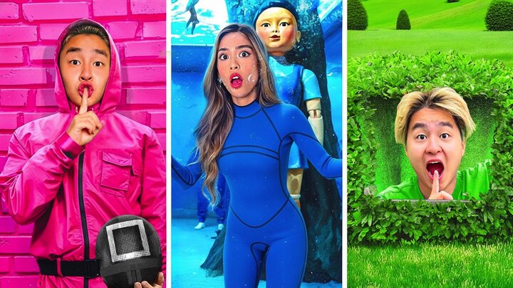 I Played "Squid Game" in One Color!