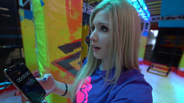 Last to Leave the Trampoline Park! (24 Hour Challenge) / Overnight Survival Challenge in Preston's Warehouse! - 24 Hours