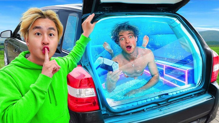 I Built a Secret Fish Tank!