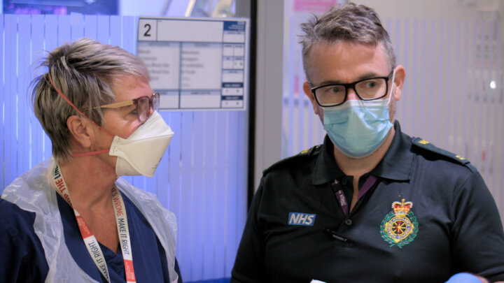 A Metal Rod Sticking Out Of Her Back