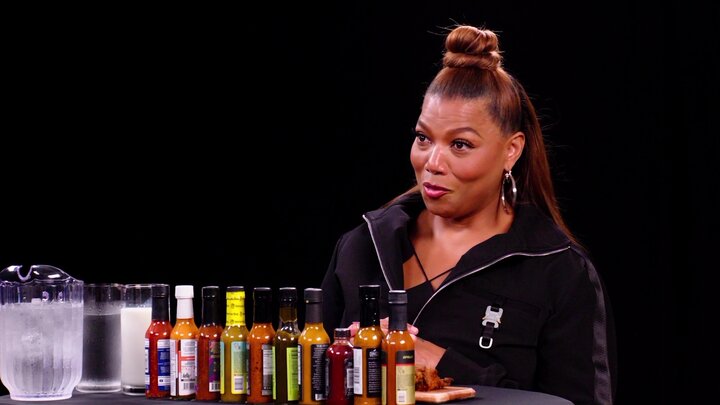 Queen Latifah Sets It Off While Eating Spicy Wings