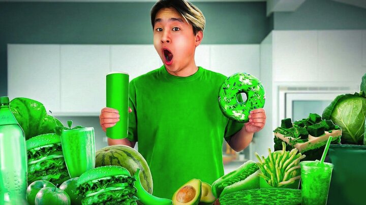 Eating Only One Color of Food Challenge