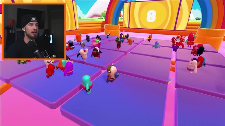 Beating "Fall Guys" Without Jumping or Diving!