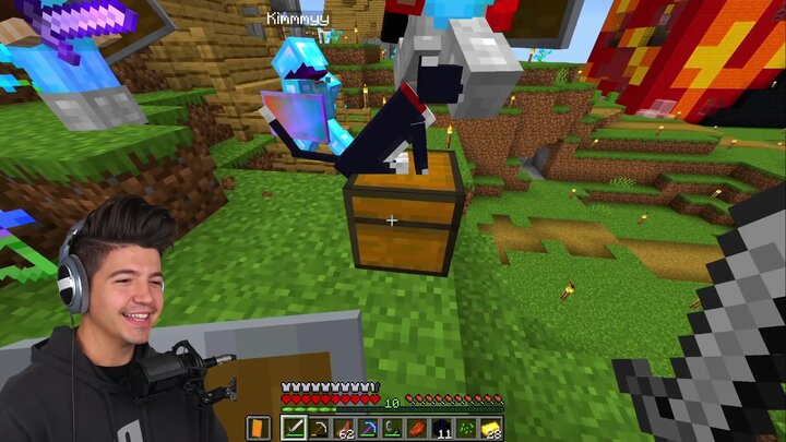 I Survived 300 Days in Hardcore Minecraft! / Extreme Would You Rather Challenge with My Wife!