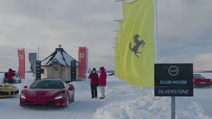 Ferrari Ice Race / Vauxhall Maloo VXR8 LSA Review