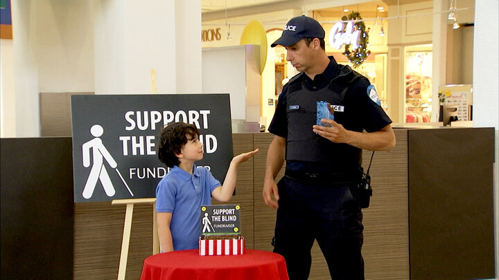 Taking Candy From An Officer
