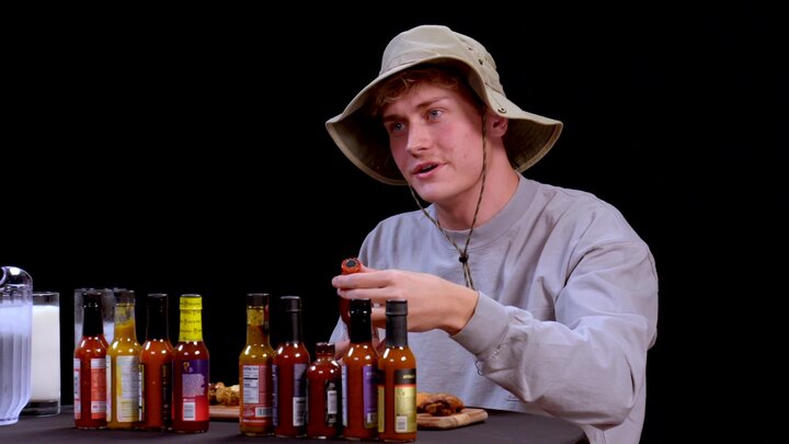 Cole Bennett Needs Lemonade While Eating Spicy Wings