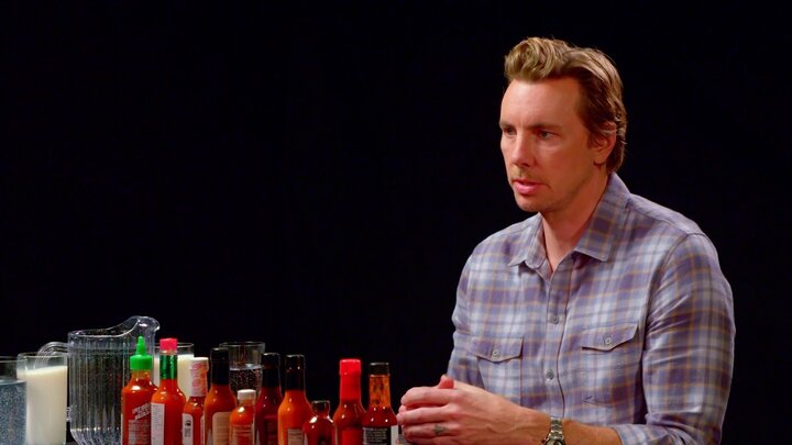 Dax Shepard Does Mental Math While Eating Spicy Wings
