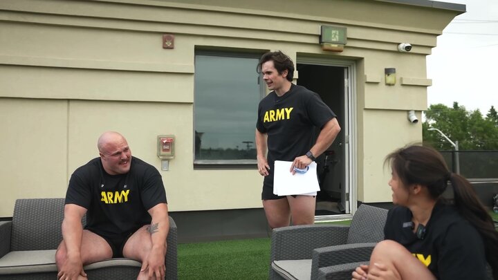 Bodybuilders vs. US Army Test