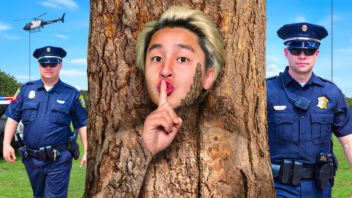 I Learned Extreme Camouflage to Escape the Police!