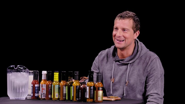 Bear Grylls Battles for Survival Against Spicy Wings