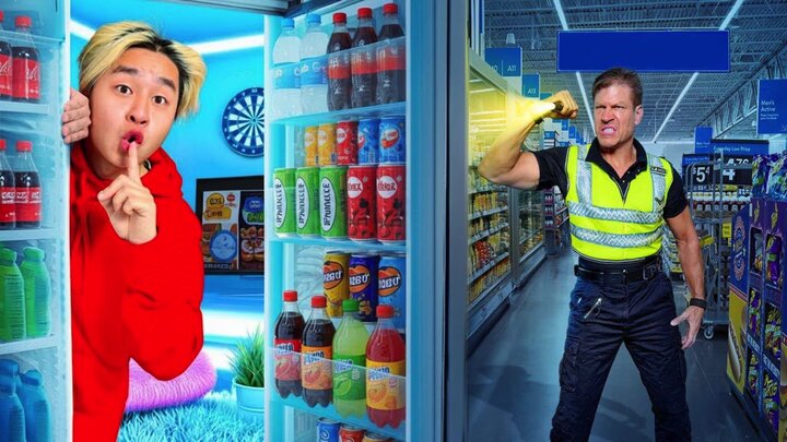 I Built a Secret Room in a Supermarket!