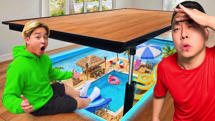 I Built a Gaming Room and My Dad Built Me a Secret Room