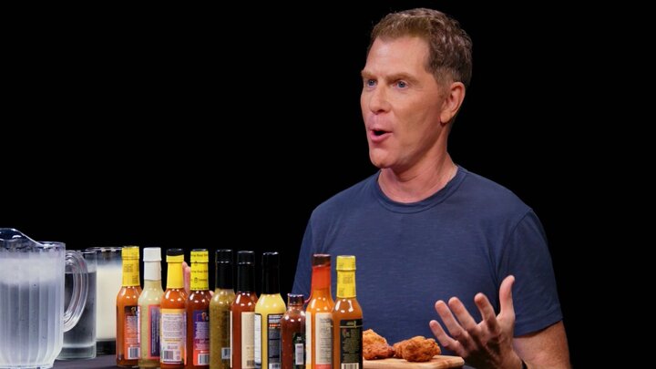 Bobby Flay Throws Down Against Spicy Wings