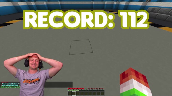 Breaking Dumbest Minecraft World Records / Minecraft, But I Can Only Walk Straight