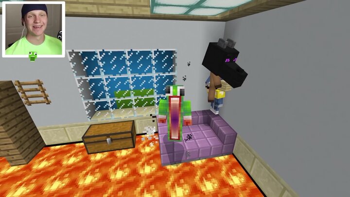 Don't Touch the Floor / Water House vs. Lava House