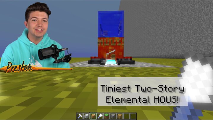 Preston vs. Brianna Tiny Minecraft House Battle! / I Found More Secret Houses You've Never Seen!